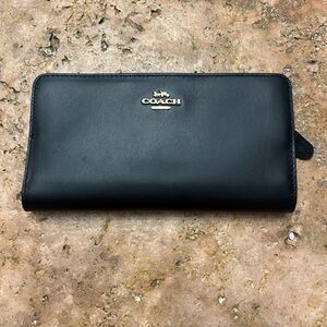 Coach black wallet